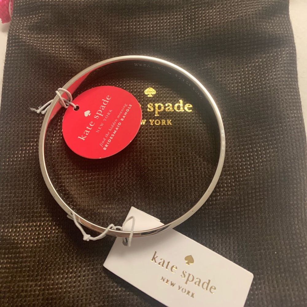 Bridesmaid idiom bracelet silver